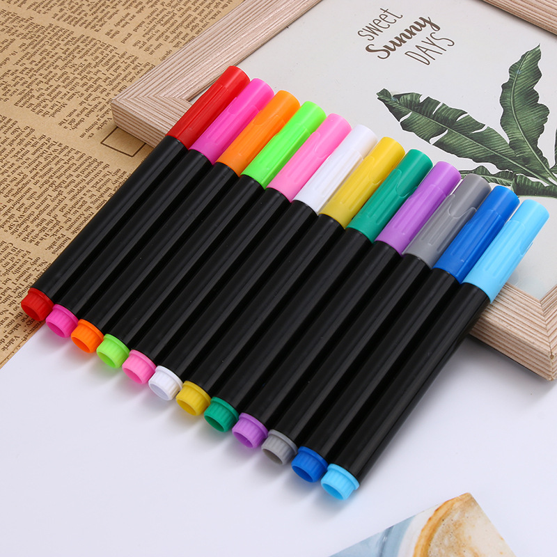 Black Barrel Liquid Chalk Markers