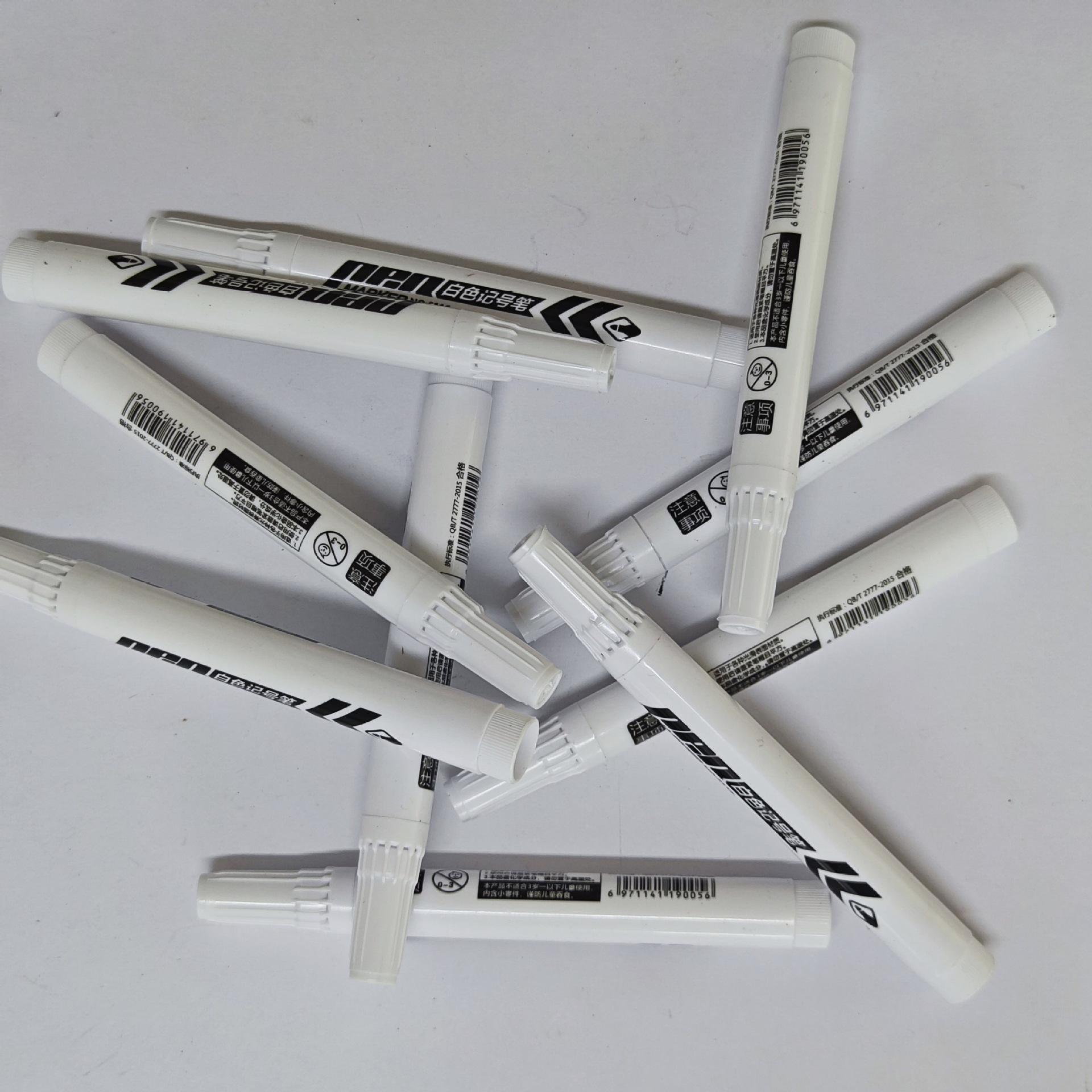 White Waterproof Markers